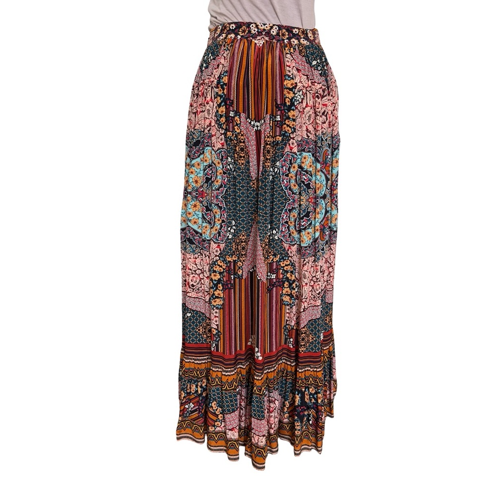 ANTHROPOLOGIE  ALLAIRE  HIGH-LOW MAXI SKIRT  by BHANUNI 100% viscose - SIZE 2 - Picture 9 of 13